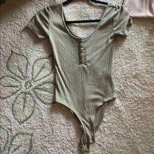 Green bodysuit